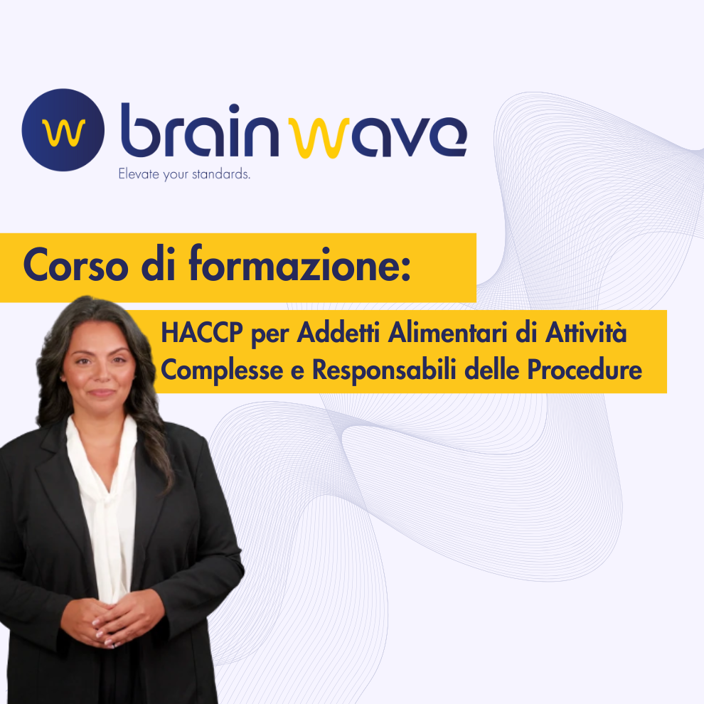 Corso di formazione HACCP per Addetti Alimentari di Attività Complesse e Responsabili delle Procedure