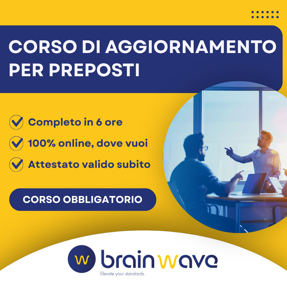 Corso di Aggiornamento per Preposti