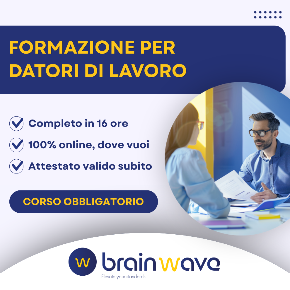 Corso di formazione per i Datori di Lavoro